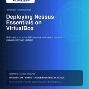 Deploying Nessus Essentials on VirtualBox