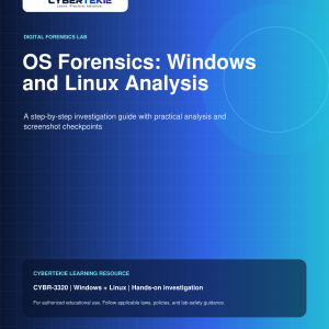 OS Forensics: Windows and Linux Analysis