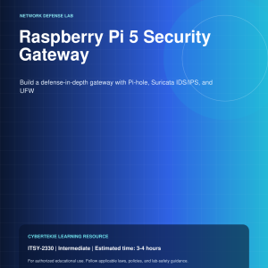 Raspberry Pi 5 Security Gateway
